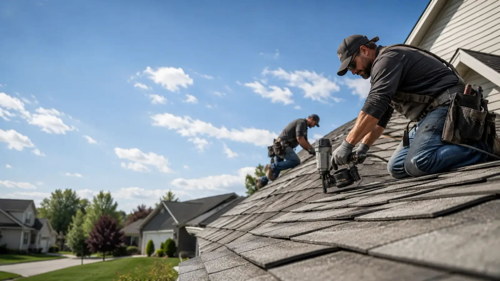 Storm Damage Roof Repair in Liberty, IL near me